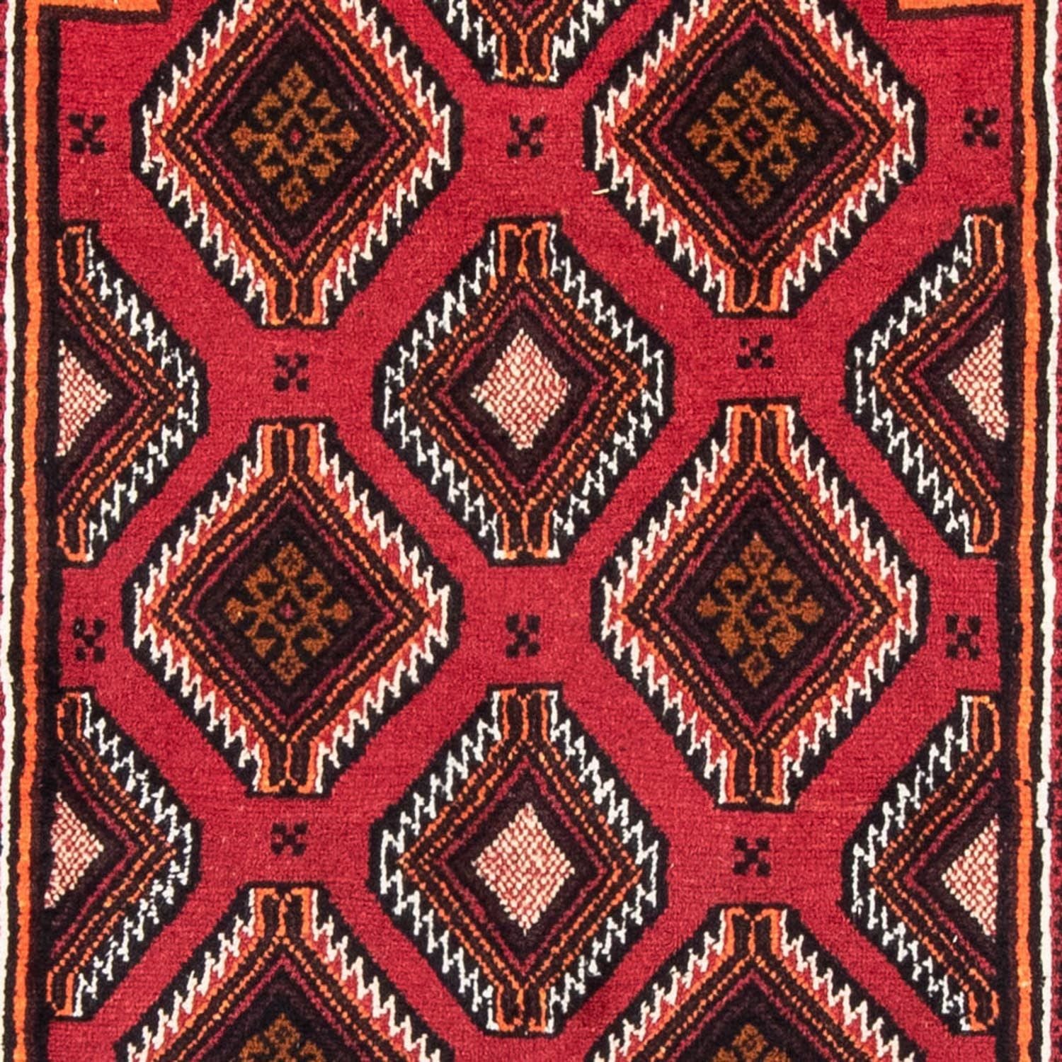 Løber Baluch-tæppe - 194 x 104 cm - rød