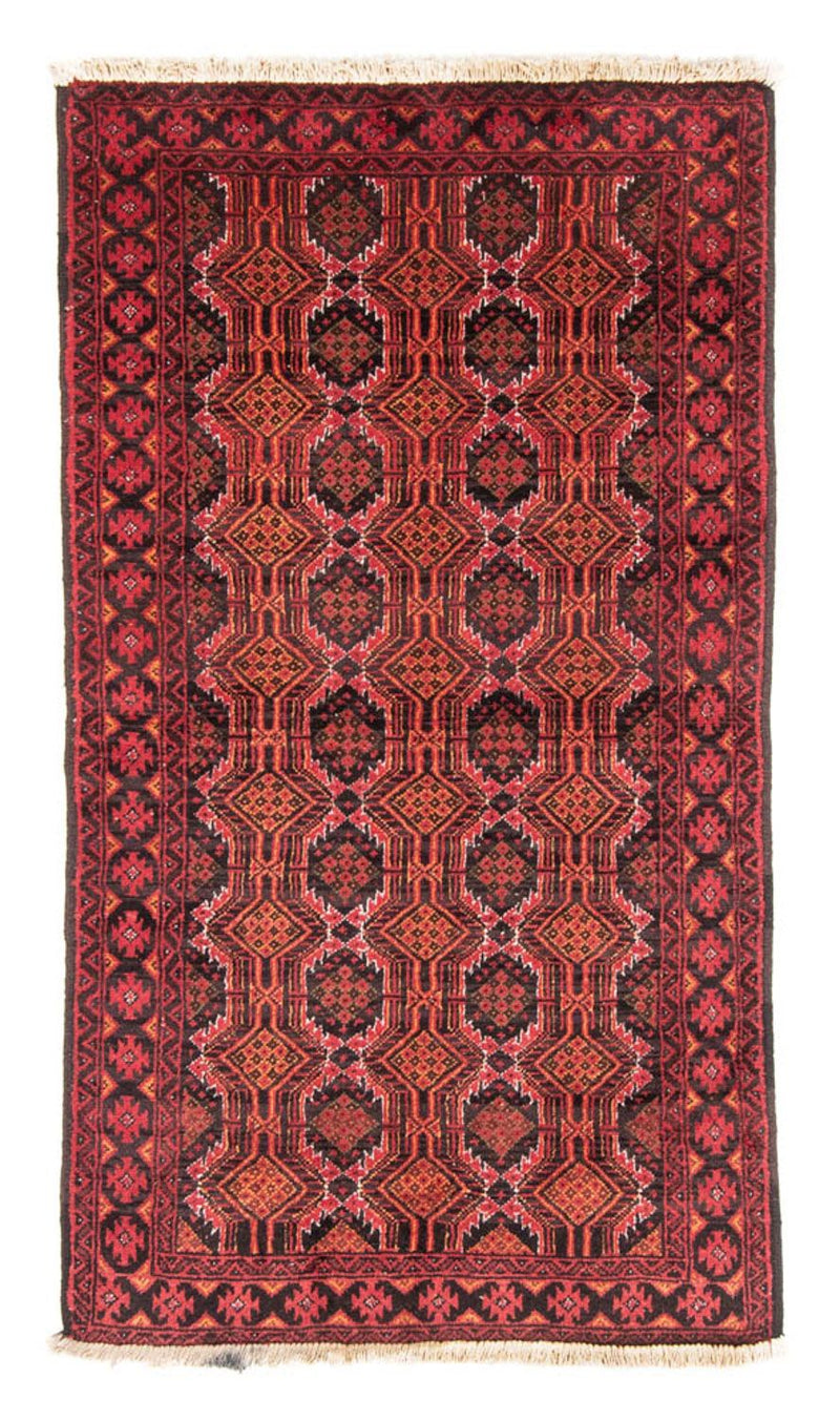 Løber Baluch-tæppe - 184 x 98 cm - flerfarvet