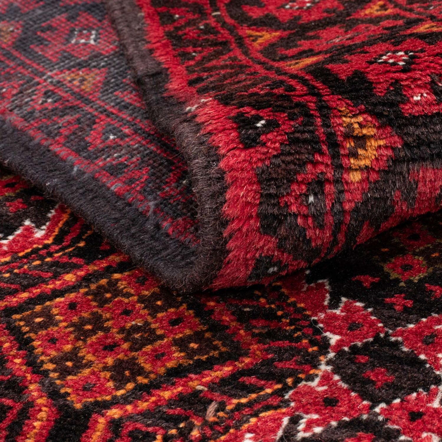 Løber Baluch-tæppe - 184 x 98 cm - flerfarvet