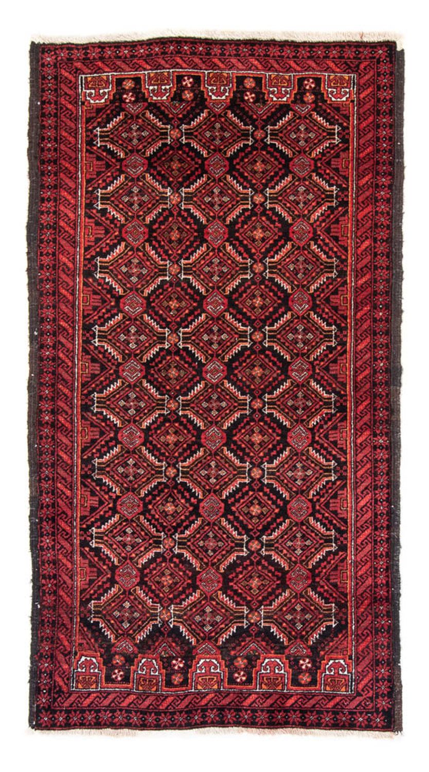 Løber Baluch-tæppe - 180 x 93 cm - rød