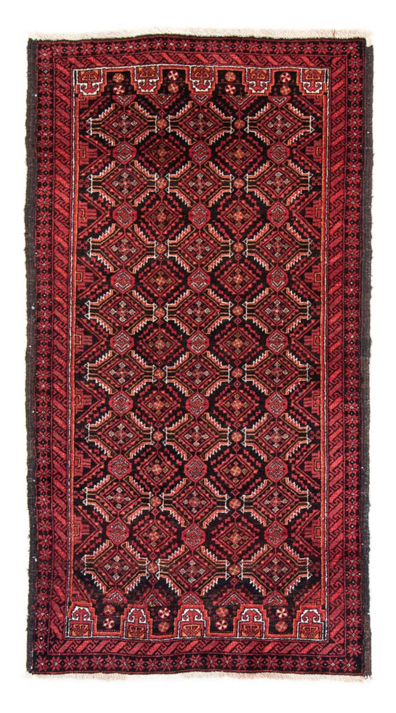 Løber Baluch-tæppe - 180 x 93 cm - rød
