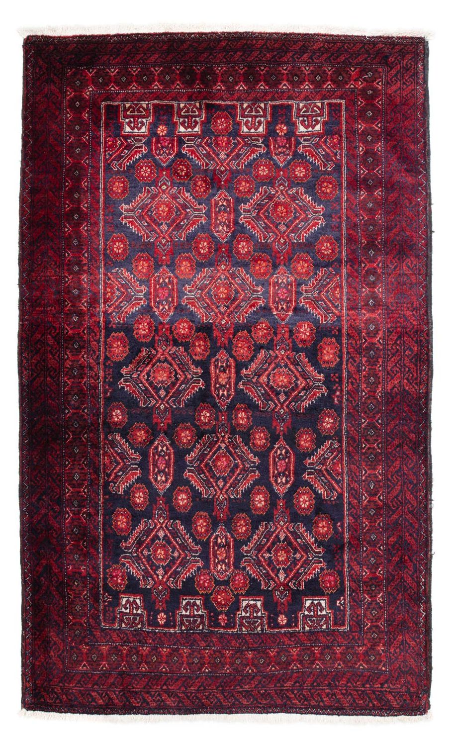 Baluch-tæppe - 187 x 108 cm - mørkeblå