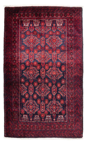 Baluch-tæppe - 187 x 108 cm - mørkeblå