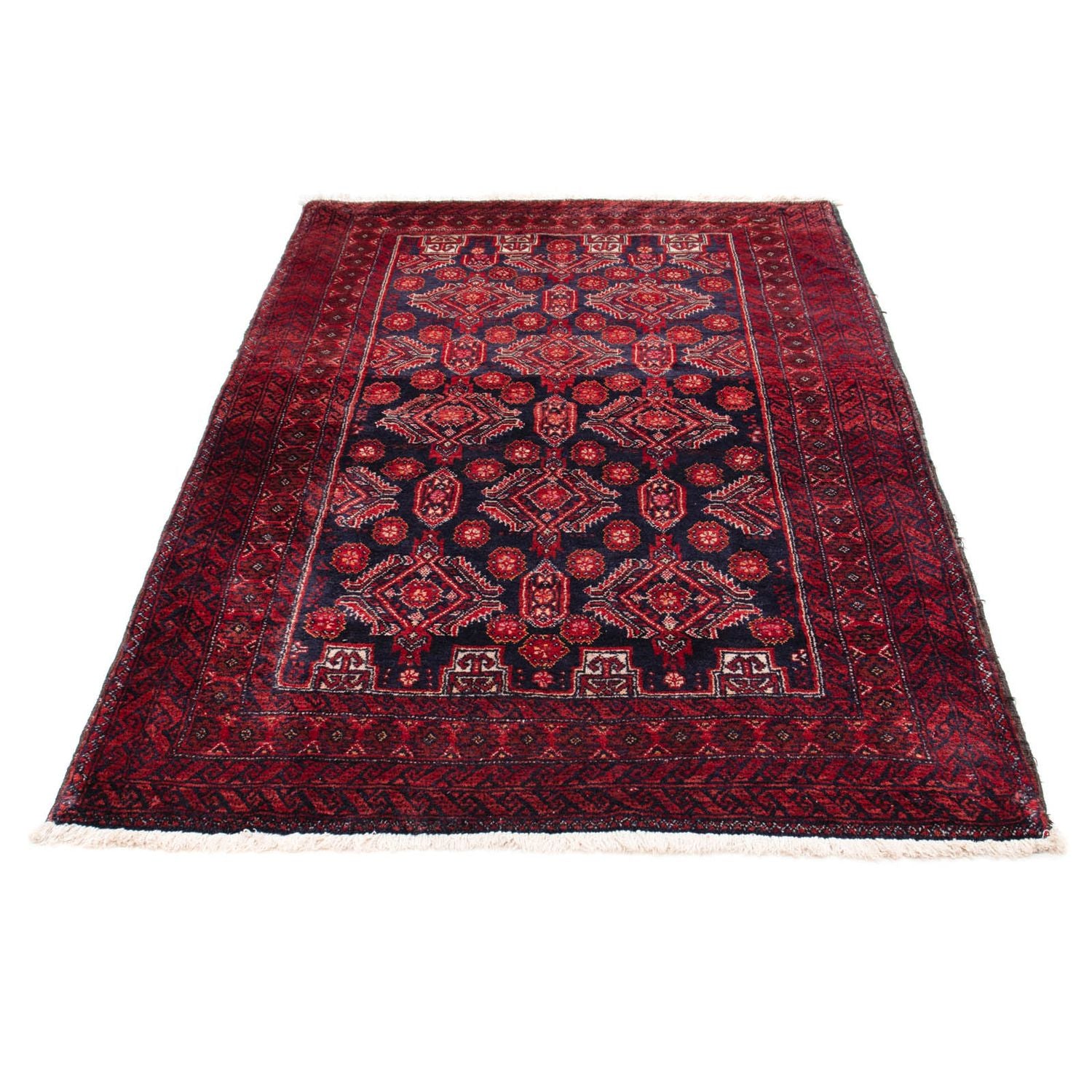 Baluch-tæppe - 187 x 108 cm - mørkeblå