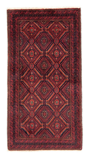 Baluch-tæppe - 167 x 87 cm - rød