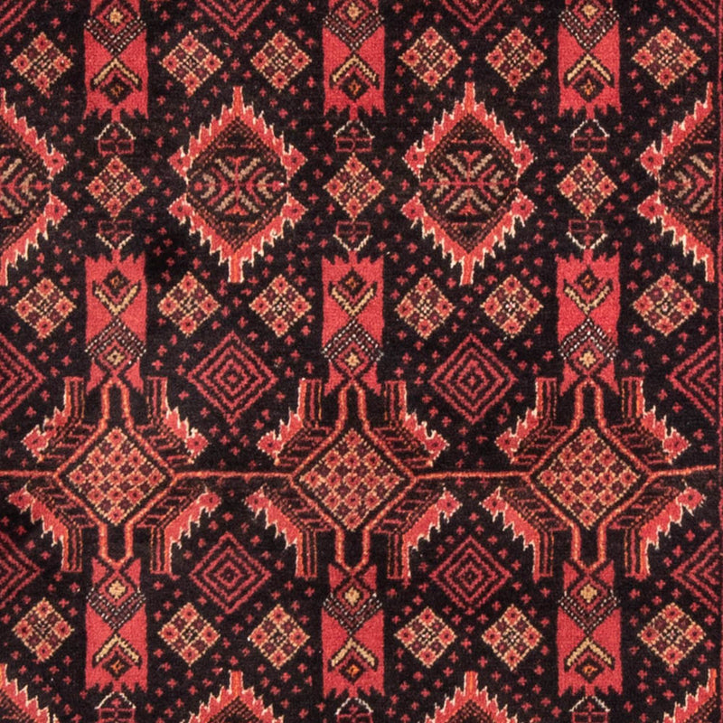Løber Baluch-tæppe - 176 x 101 cm - lysrød