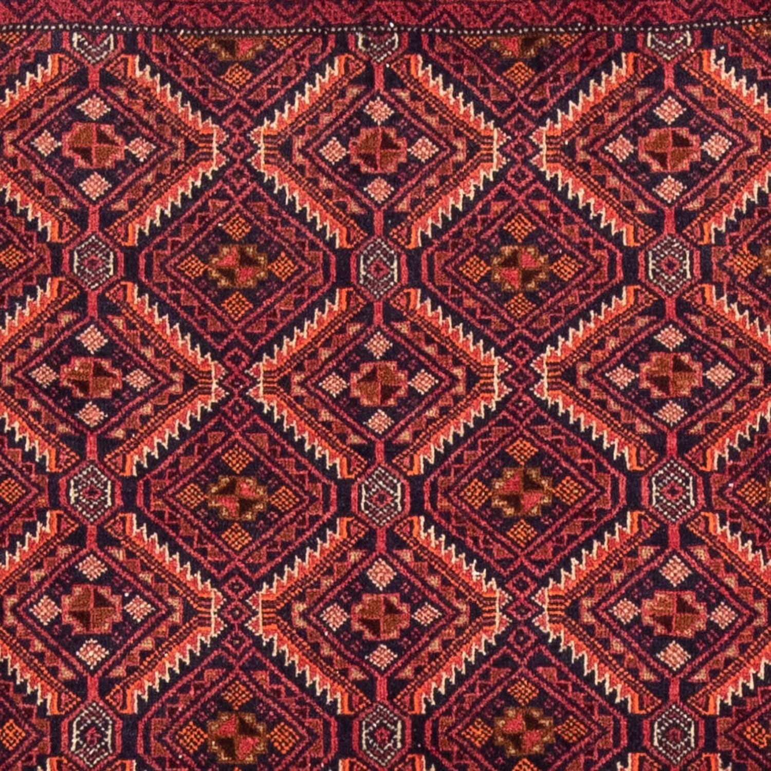 Løber Baluch-tæppe - 190 x 105 cm - rød