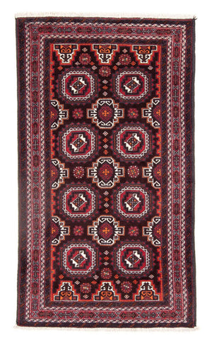 Løber Baluch-tæppe - 194 x 105 cm - rød