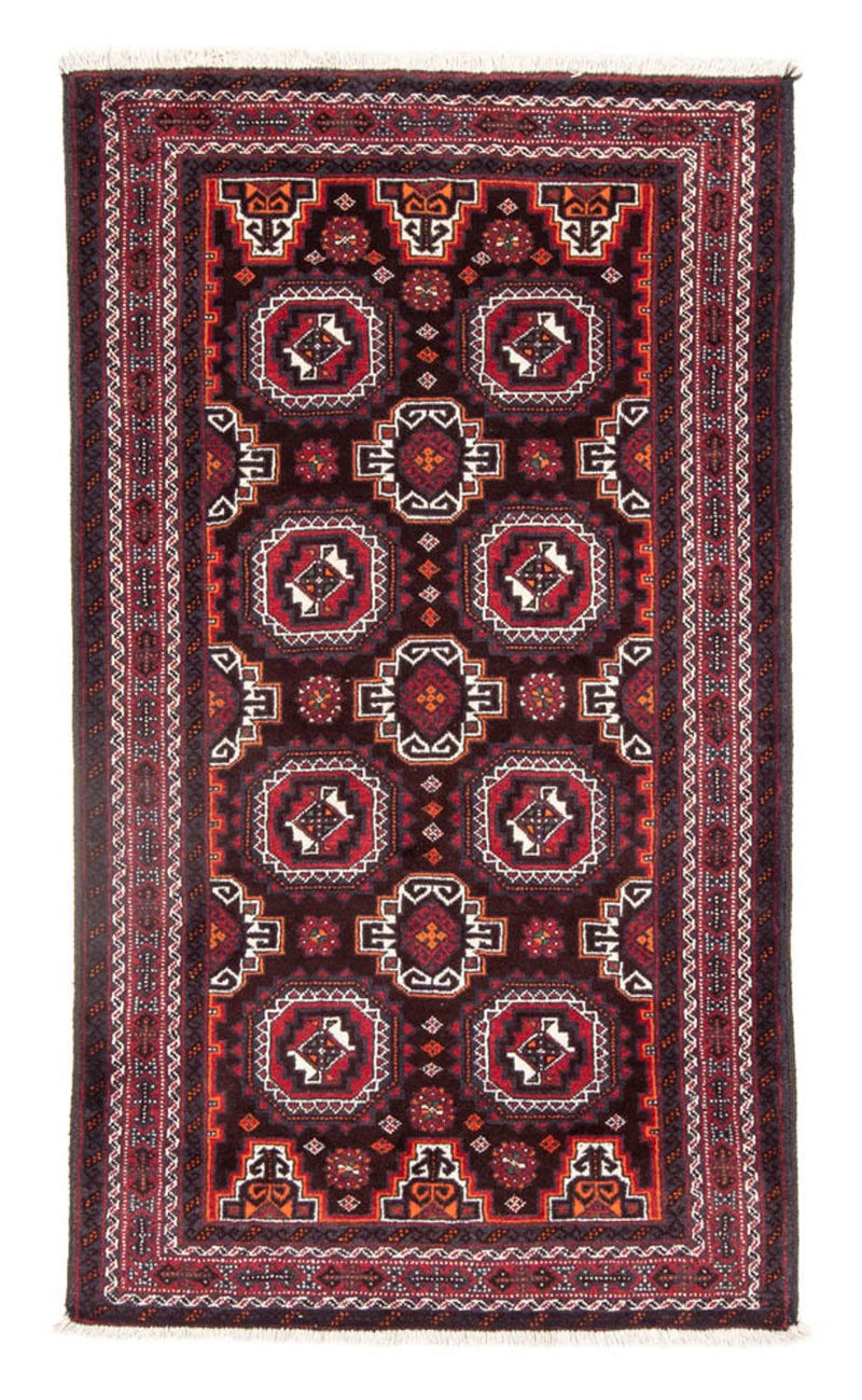 Løber Baluch-tæppe - 194 x 105 cm - rød