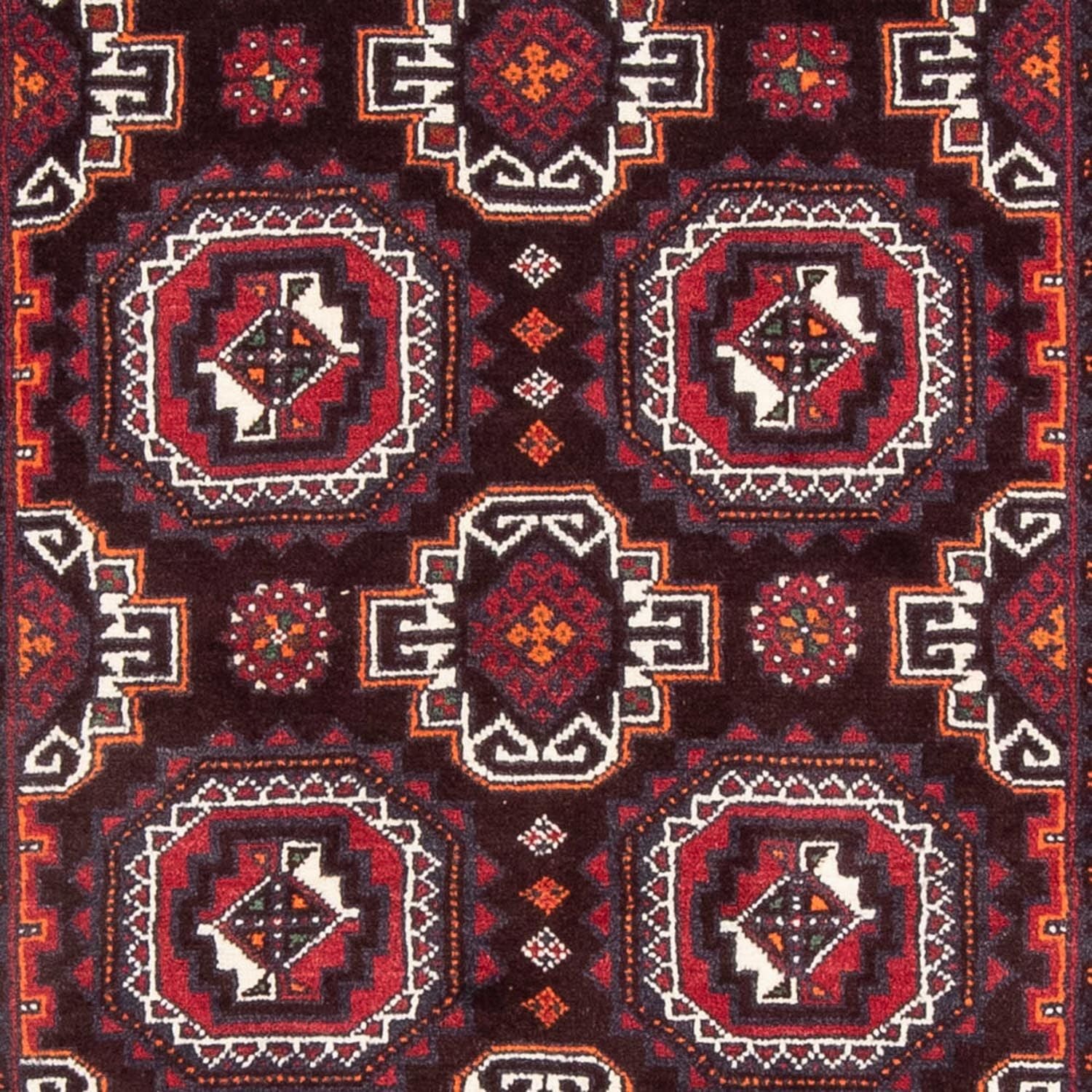 Løber Baluch-tæppe - 194 x 105 cm - rød