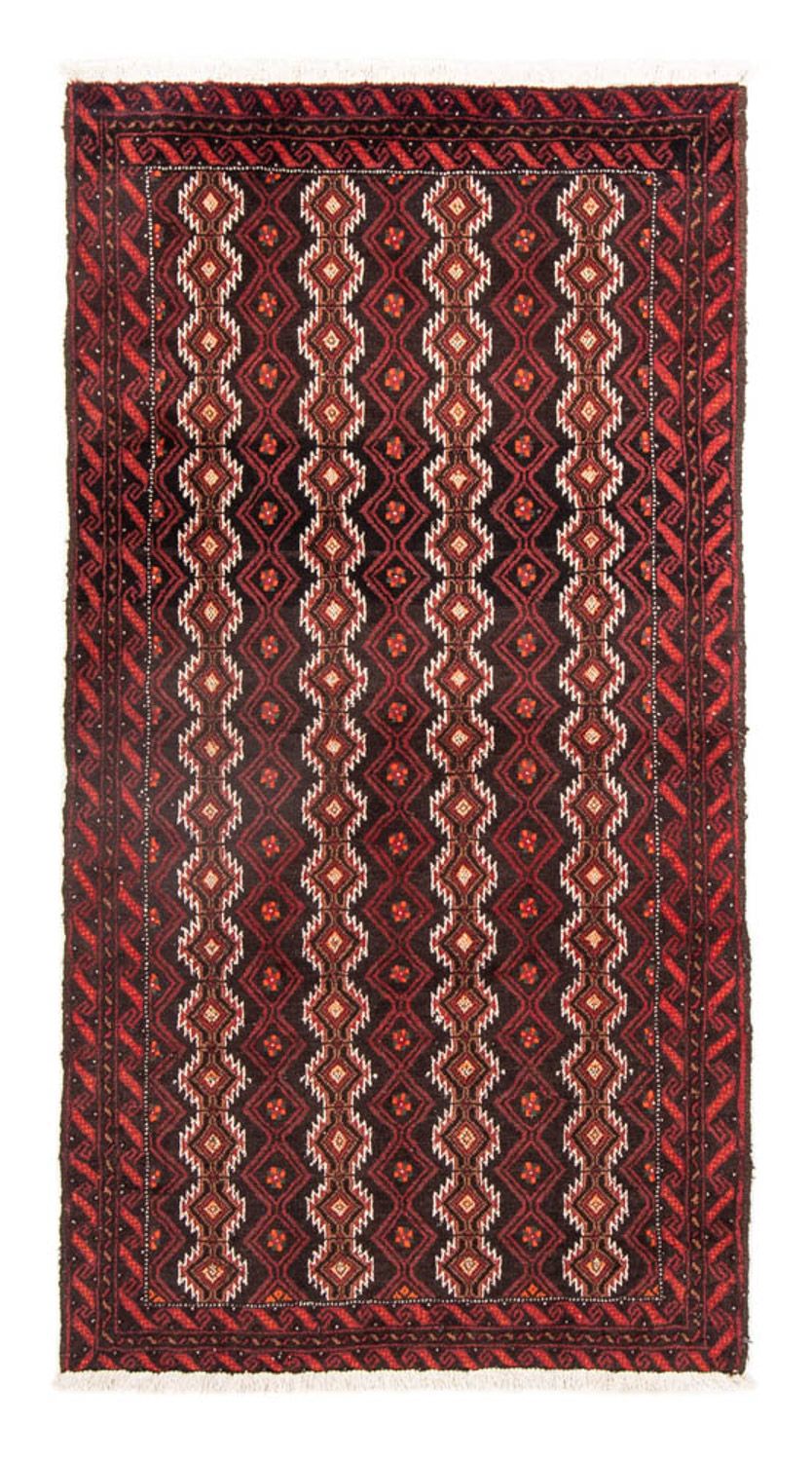 Løber Baluch-tæppe - 191 x 100 cm - rød