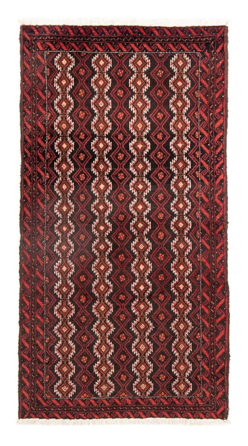 Løber Baluch-tæppe - 191 x 100 cm - rød