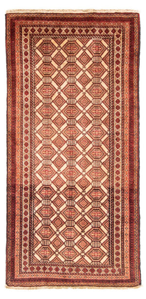 Løber Baluch-tæppe - 222 x 111 cm - beige