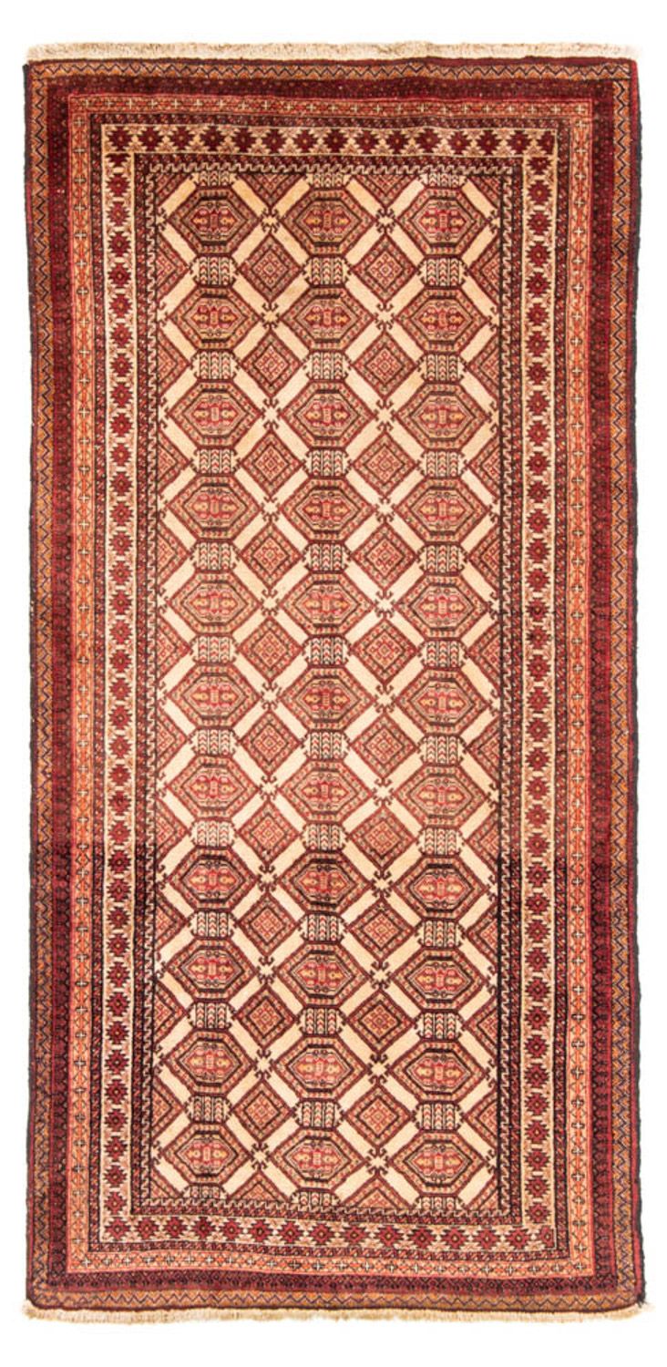 Løber Baluch-tæppe - 222 x 111 cm - beige