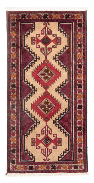 Løber Baluch-tæppe - 205 x 103 cm - beige