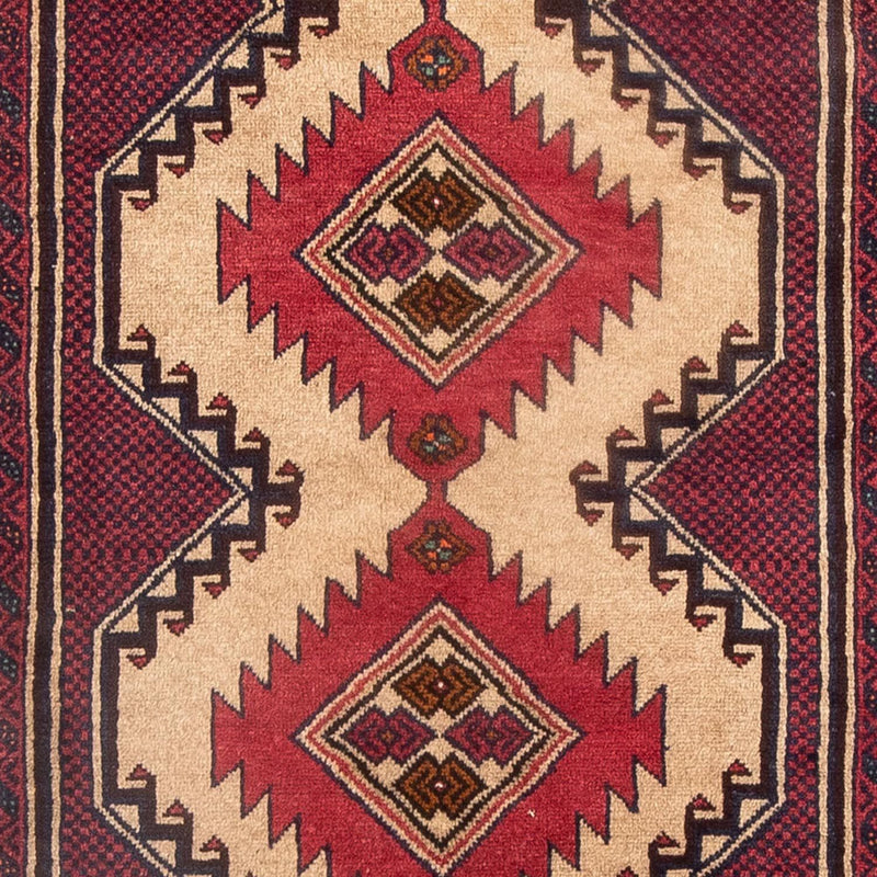 Løber Baluch-tæppe - 205 x 103 cm - beige