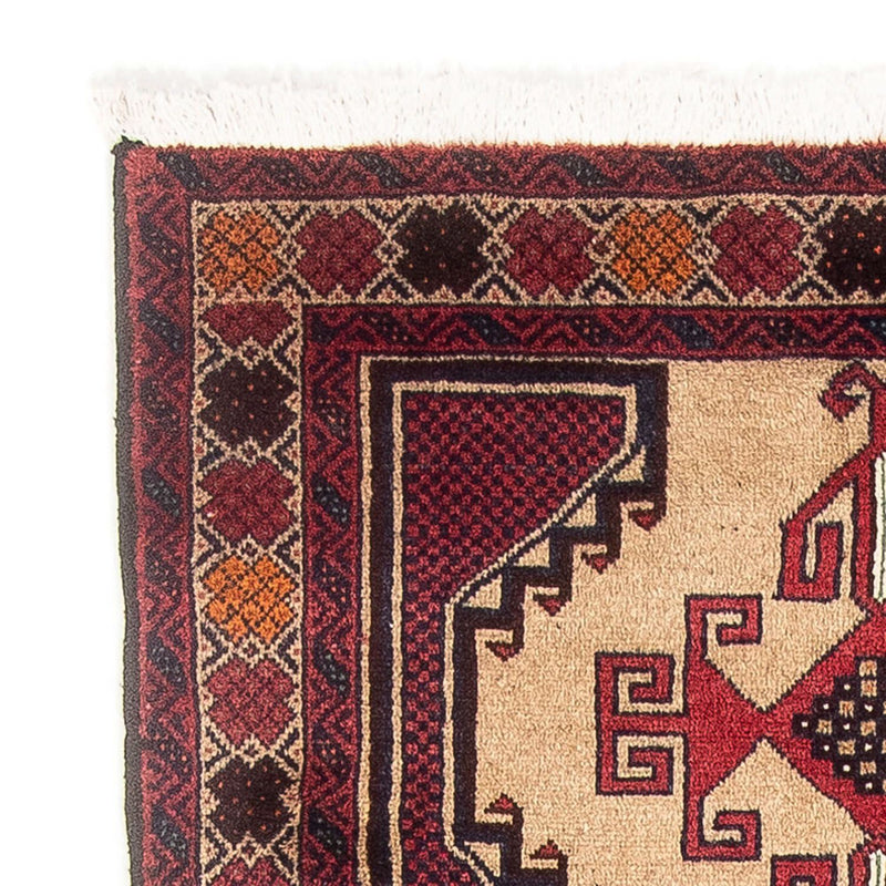 Løber Baluch-tæppe - 205 x 103 cm - beige