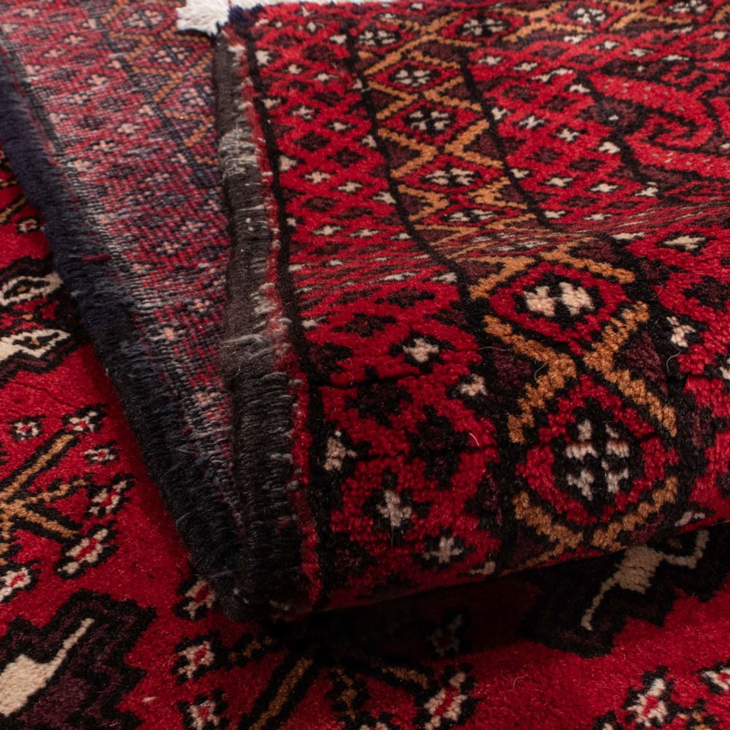 Løber Baluch-tæppe - 208 x 108 cm - rød
