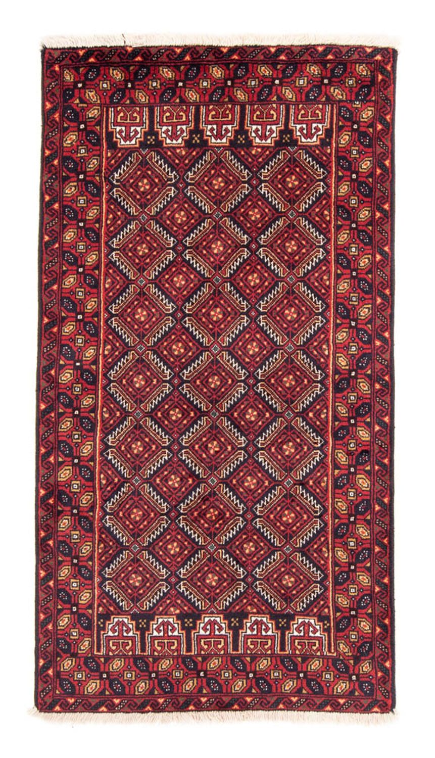 Løber Baluch-tæppe - 193 x 103 cm - rød