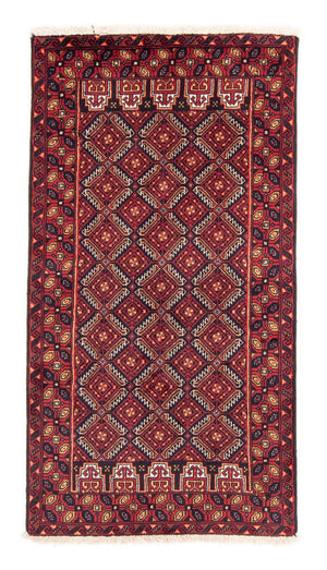 Løber Baluch-tæppe - 193 x 103 cm - rød