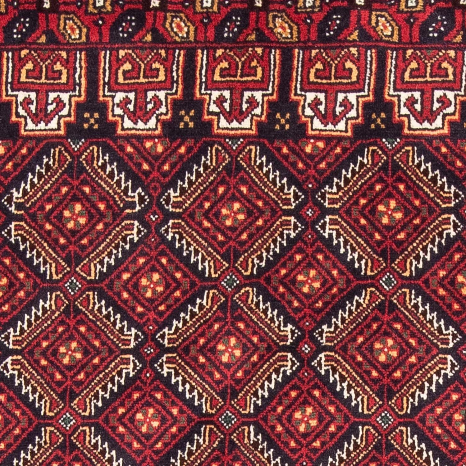 Løber Baluch-tæppe - 193 x 103 cm - rød