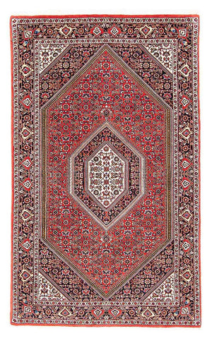 Persisk tæppe - Bijar - 167 x 108 cm - rød