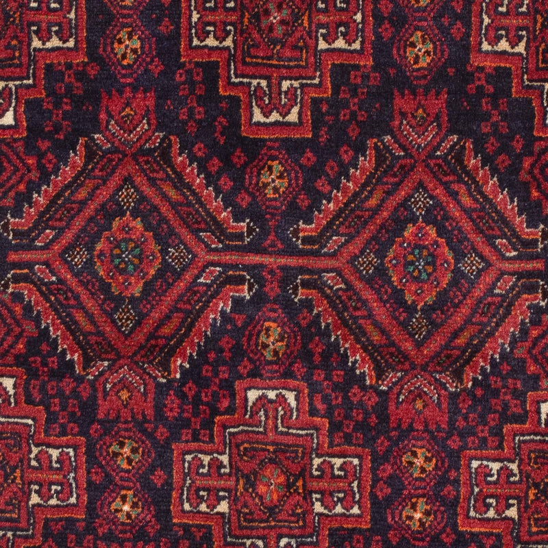 Baluch-tæppe - 169 x 136 cm - mørkerød