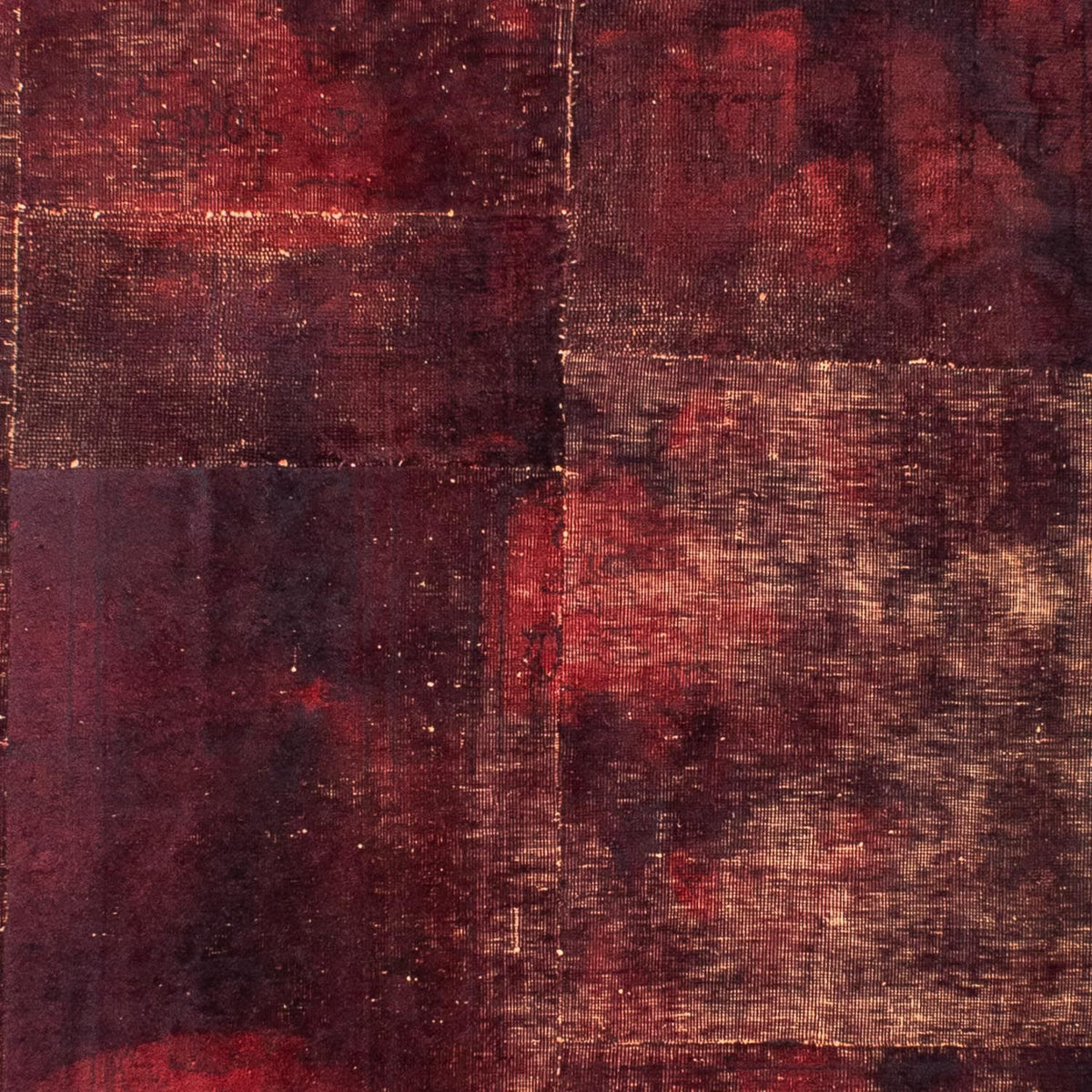 Patchwork-tæppe - 300 x 197 cm - flerfarvet