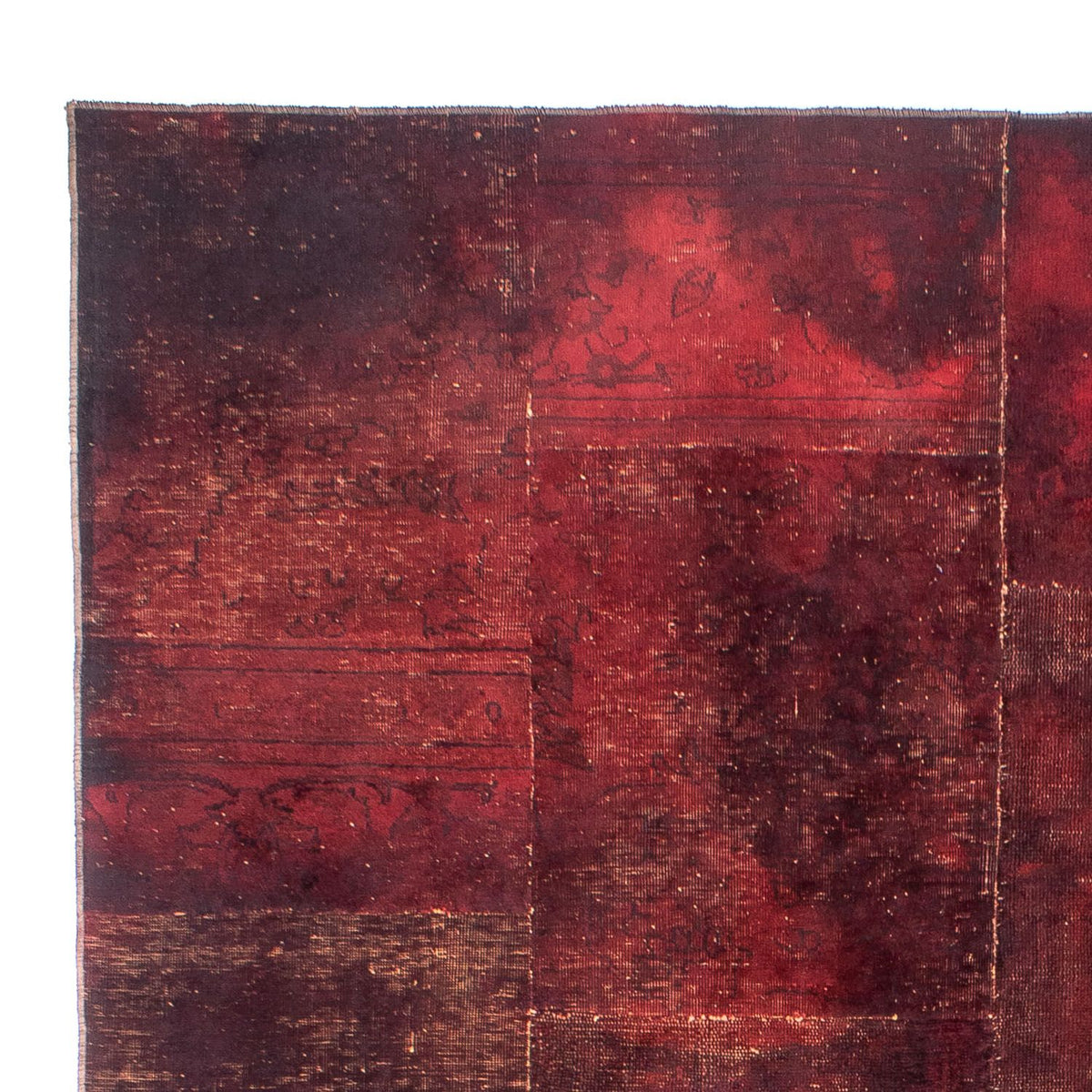 Patchwork-tæppe 197x300cm - Perserteppich Wollteppich