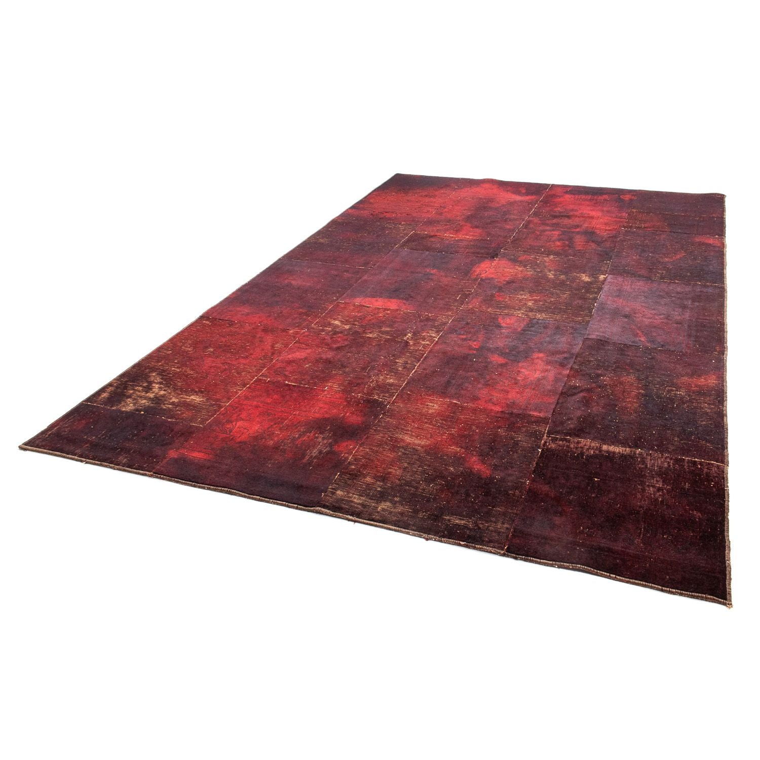 Patchwork-tæppe - 300 x 197 cm - flerfarvet