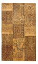 Patchwork-tæppe 205x131cm - Perserteppich Wollteppich