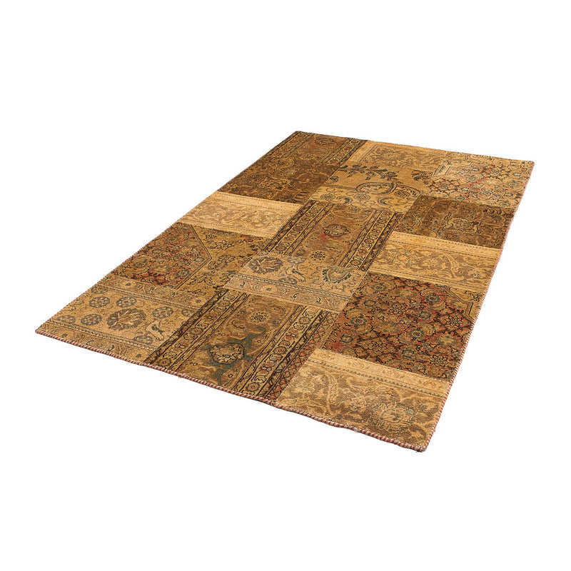 Patchwork-tæppe - 205 x 131 cm - flerfarvet