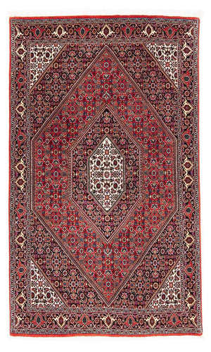 Persisk tæppe - Bijar - 176 x 112 cm - rød