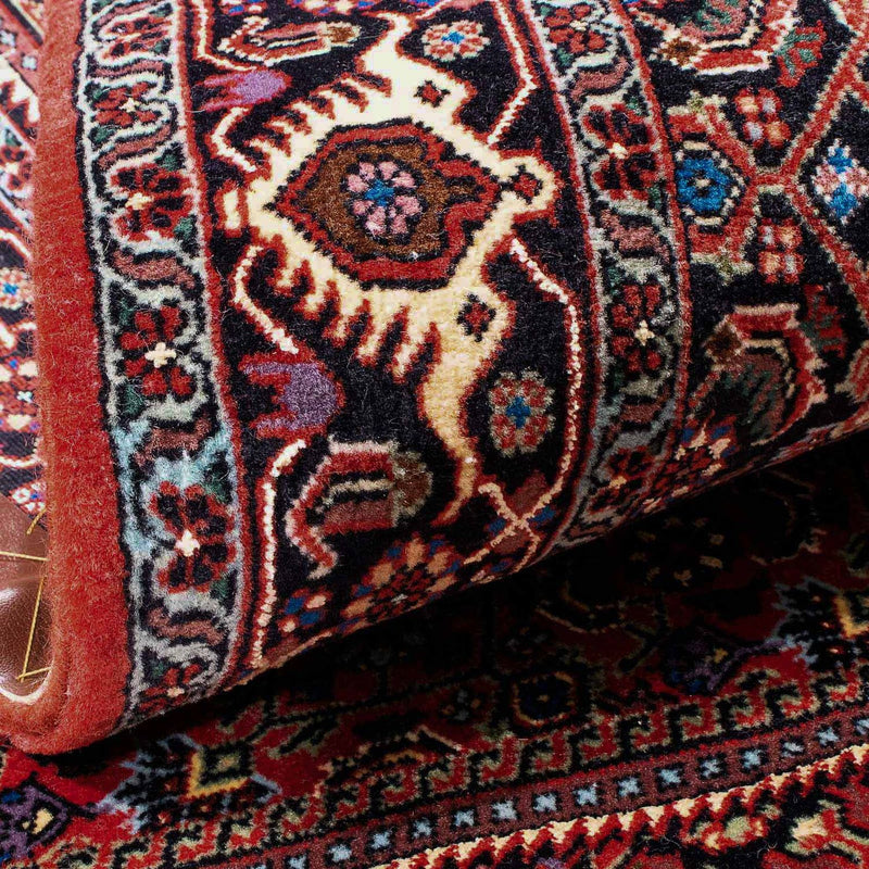 Persisk tæppe - Bijar - 176 x 112 cm - rød