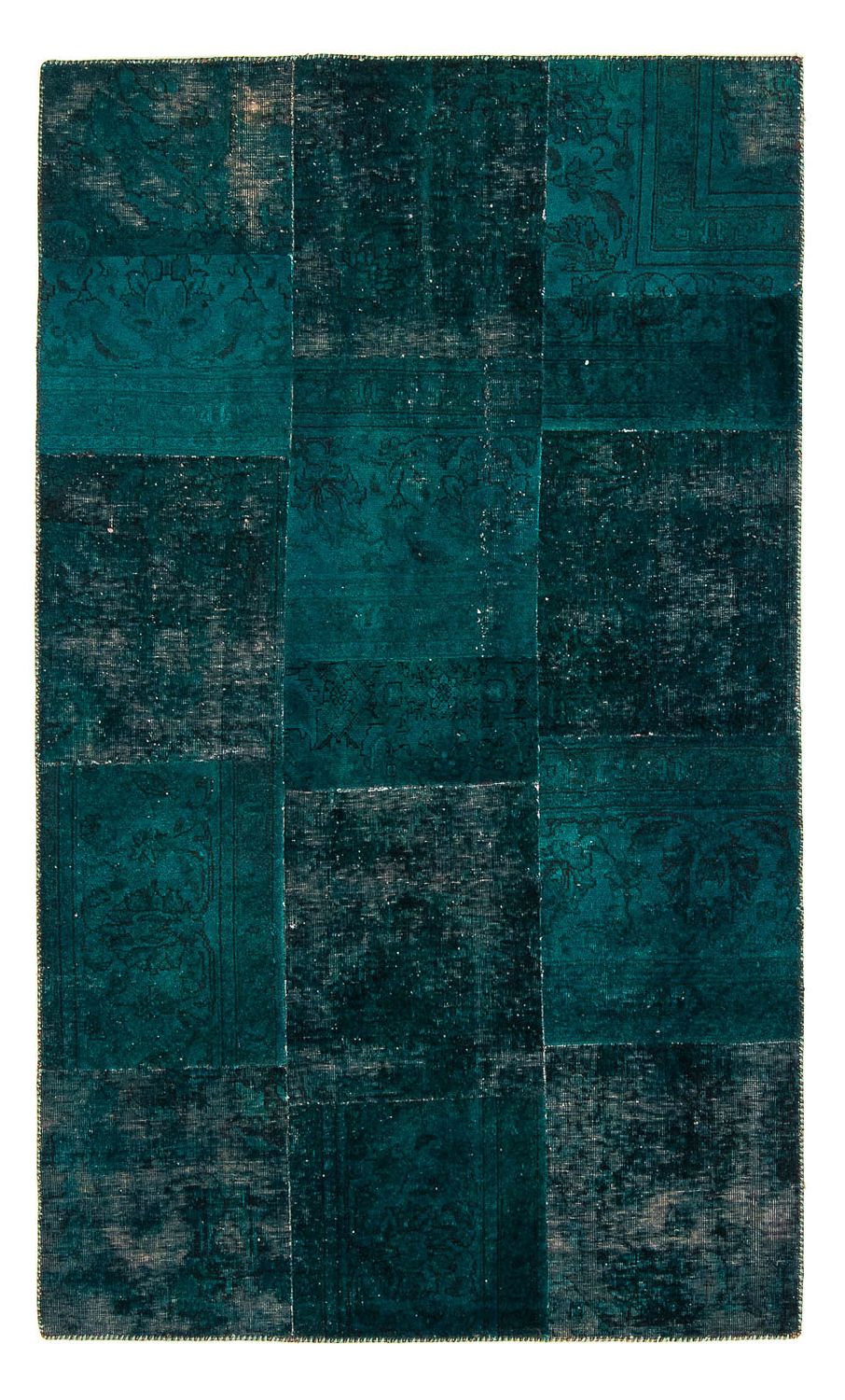 Patchwork-tæppe - 205 x 131 cm - flerfarvet
