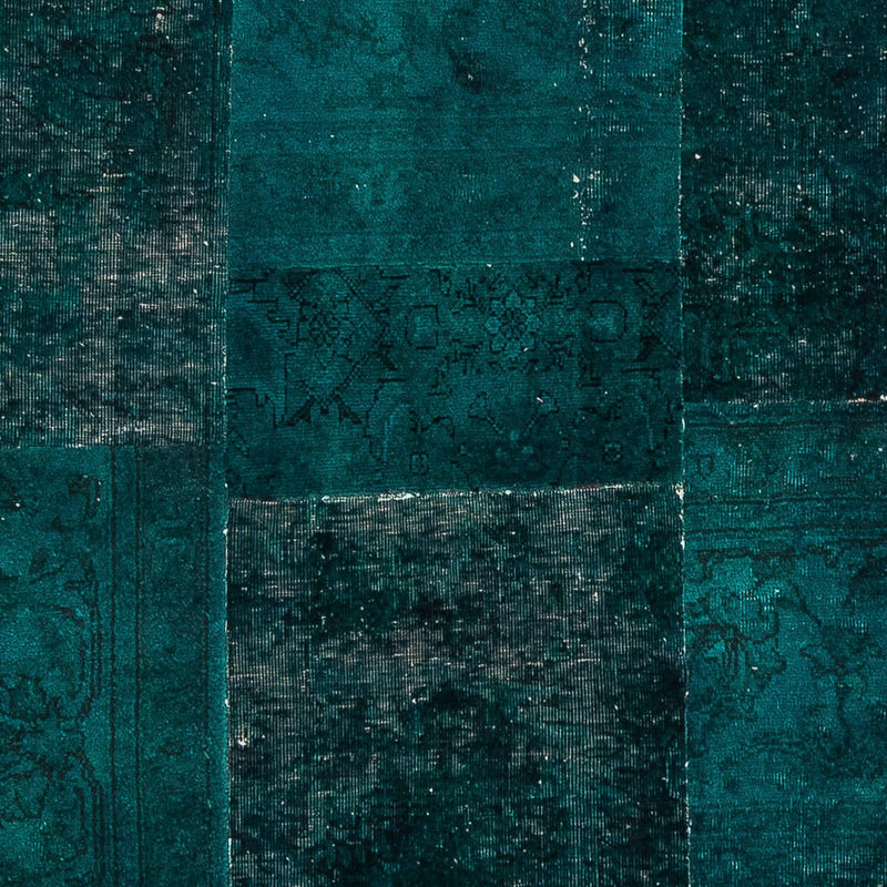 Patchwork-tæppe - 205 x 131 cm - flerfarvet