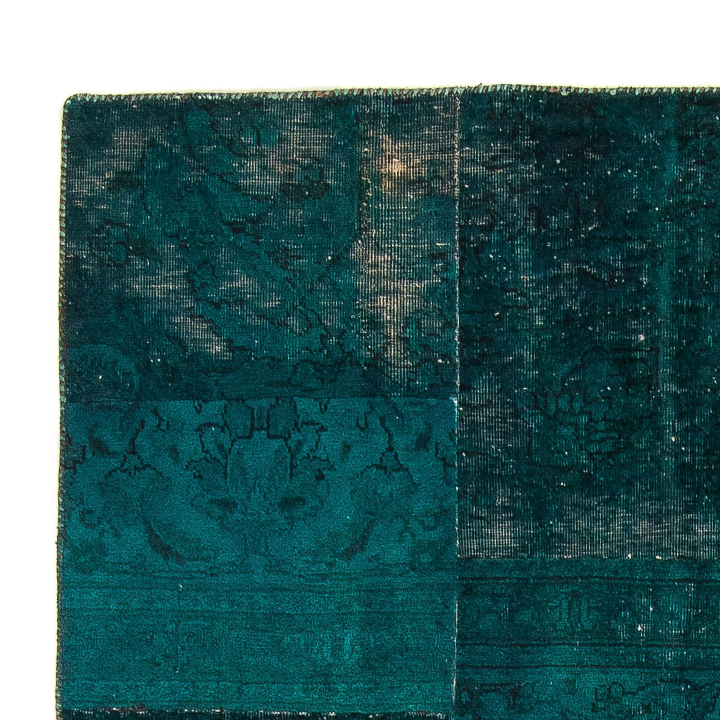 Patchwork-tæppe 205x131cm - Perserteppich Wollteppich