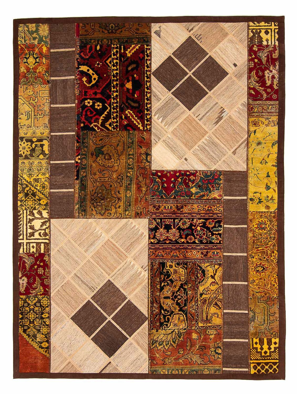 Kelim-tæppe - orientalsk - 255 x 189 cm - flerfarvet