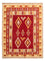 Kelim-tæppe - orientalsk - 252 x 178 cm - mørkerød