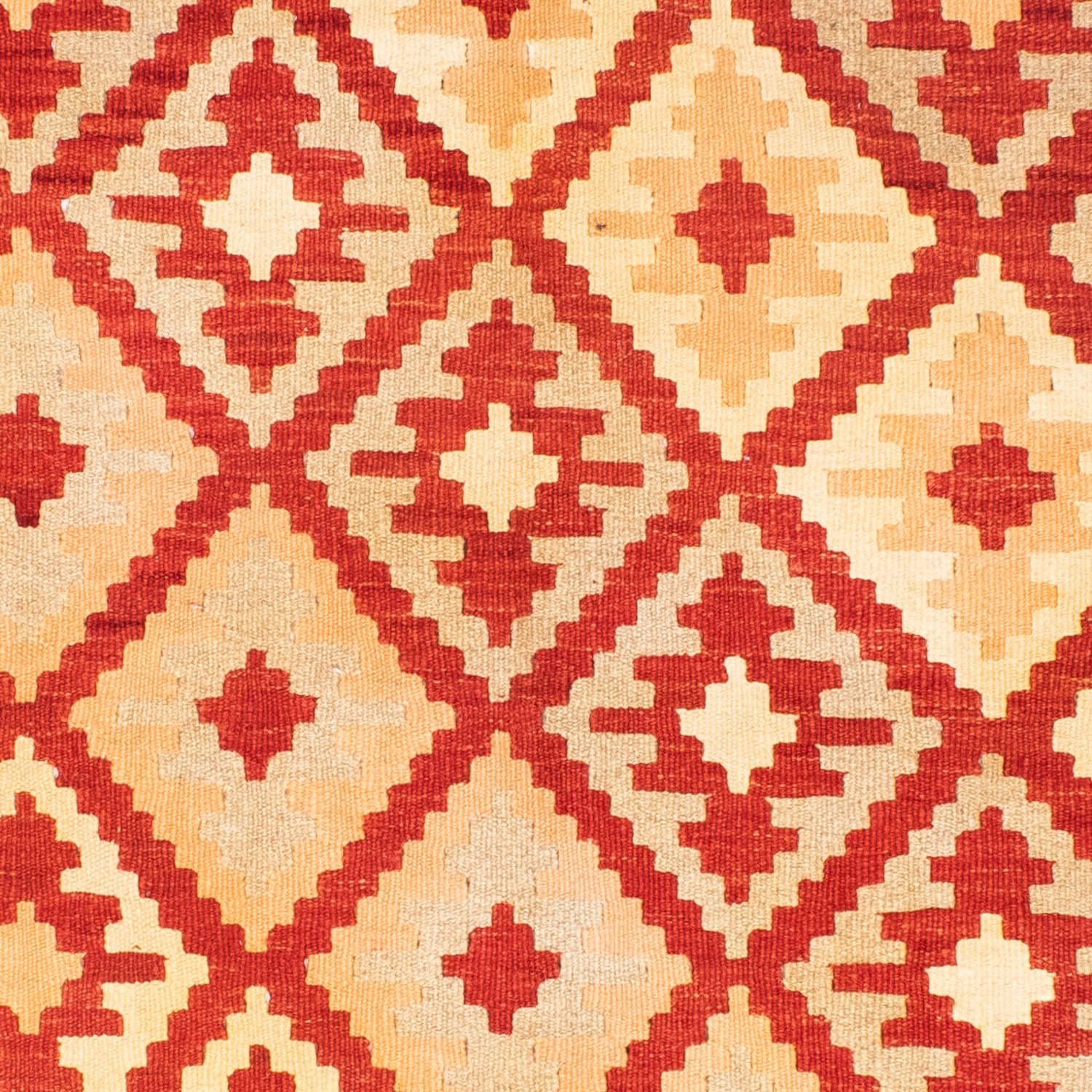 Kelim-tæppe - orientalsk - 211 x 155 cm - rød