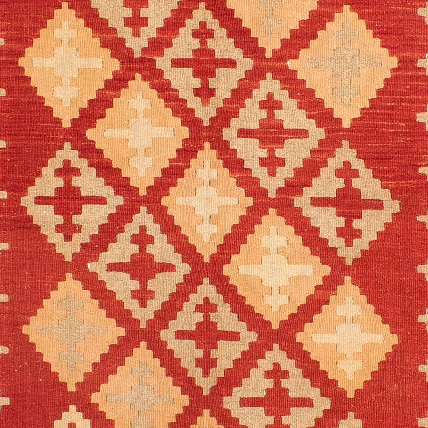 Kelim-tæppe - orientalsk - 244 x 162 cm - flerfarvet