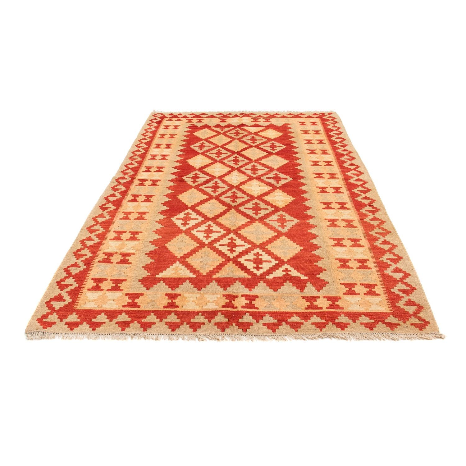 Kelim-tæppe - orientalsk - 244 x 162 cm - flerfarvet