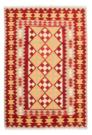 Kelim-tæppe - orientalsk - 243 x 167 cm - flerfarvet