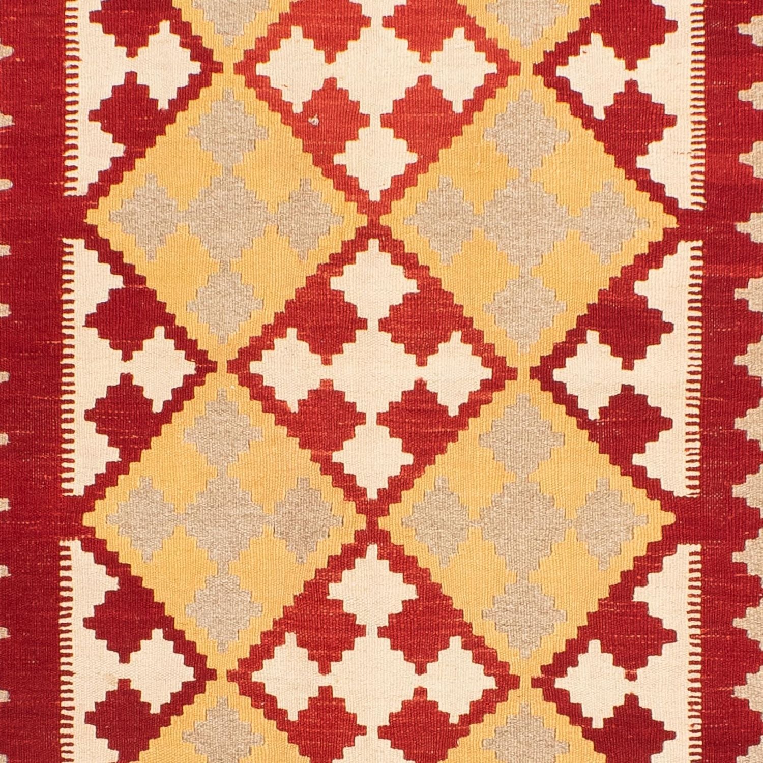 Kelim-tæppe - orientalsk - 243 x 167 cm - flerfarvet