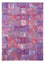 Patchwork-tæppe - 291 x 210 cm - flerfarvet