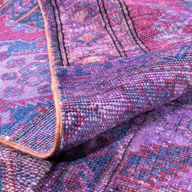 Patchwork-tæppe - 291 x 210 cm - flerfarvet