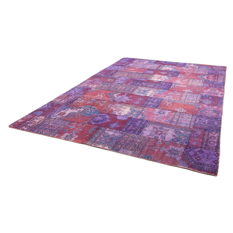 Patchwork-tæppe - 291 x 210 cm - flerfarvet
