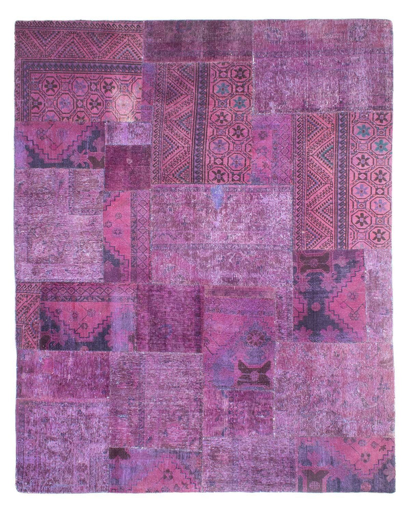 Patchwork-tæppe - 307 x 240 cm - flerfarvet