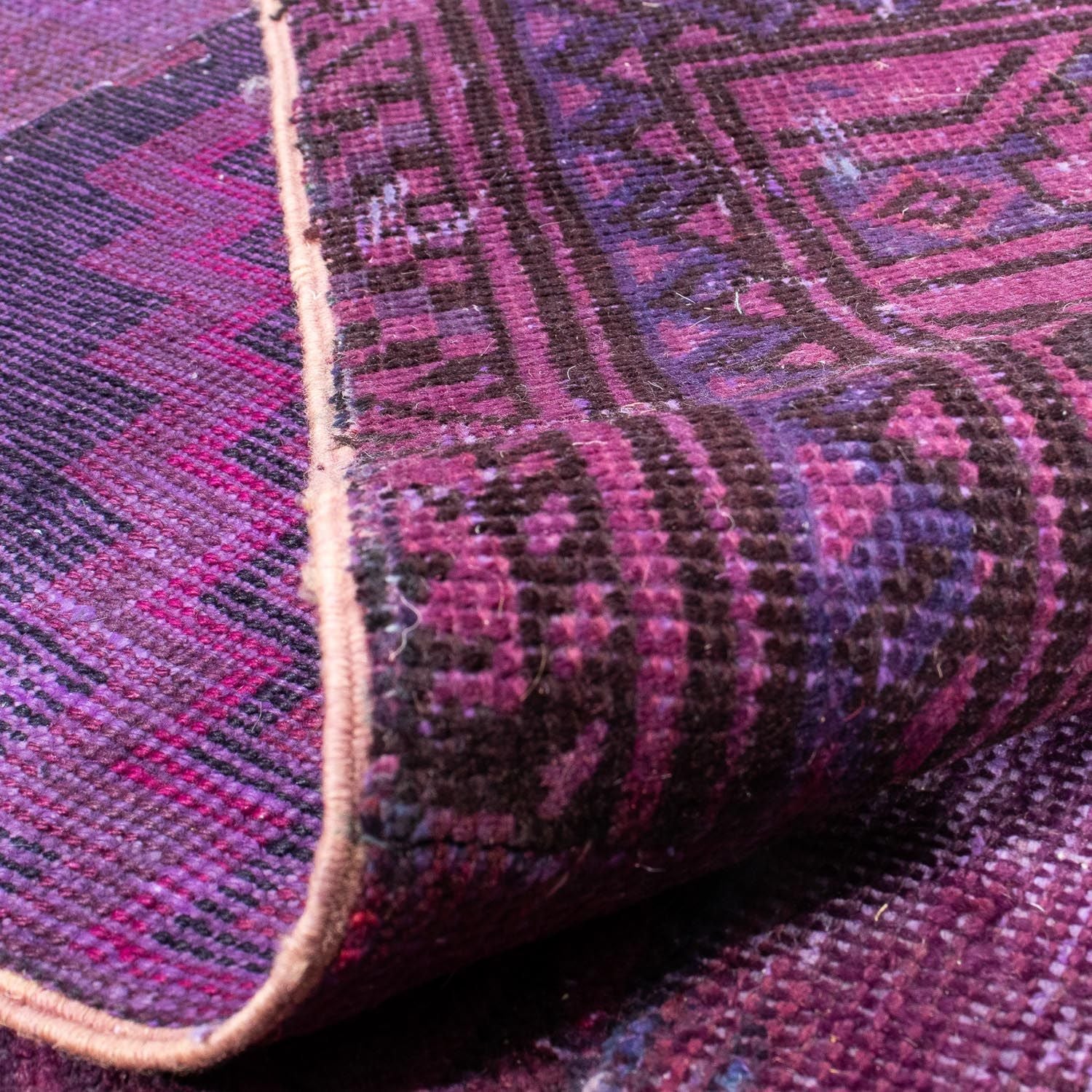Patchwork-tæppe - 307 x 240 cm - flerfarvet