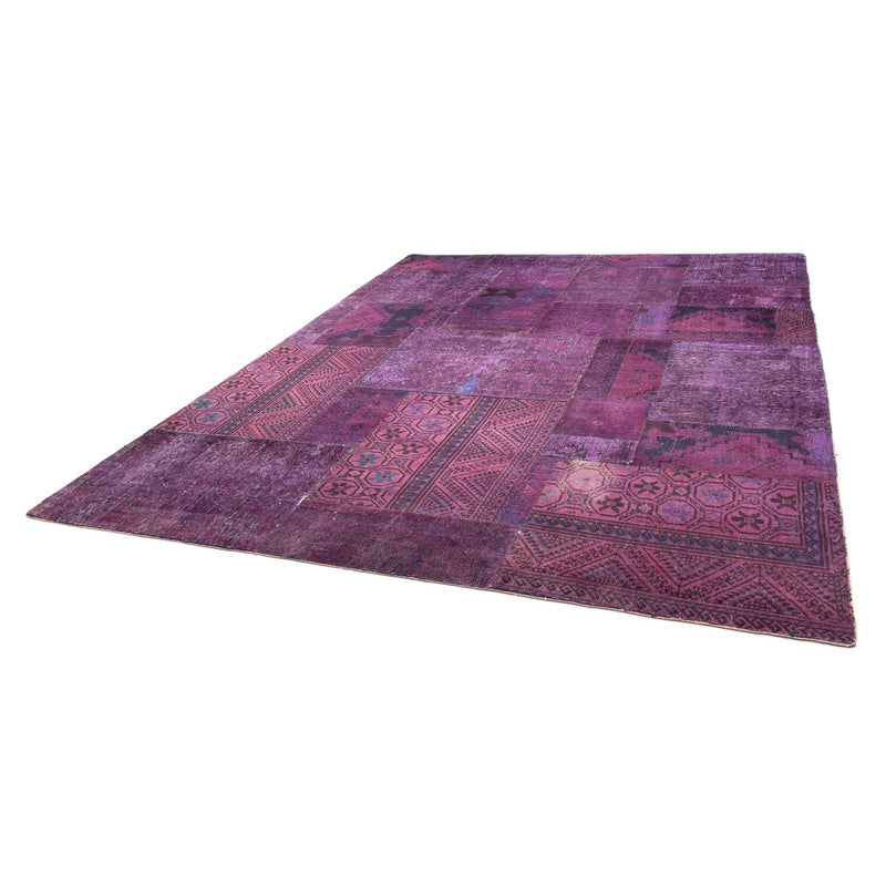 Patchwork-tæppe - 307 x 240 cm - flerfarvet